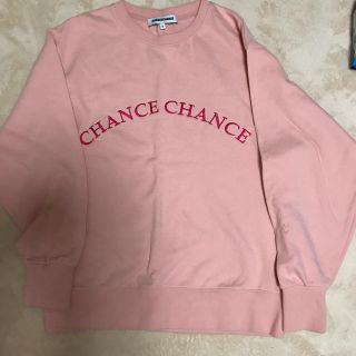 chancechanceピンクスウェット