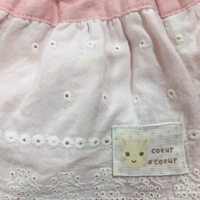 coeur a coeur(クーラクール)の(80㎝)■クーラクール/coeuracoeur■ピンクスカート キッズ/ベビー/マタニティのベビー服(~85cm)(スカート)の商品写真