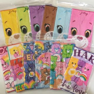 ケアベア(CareBears)の新作♡12枚セット♡ケアベアミニタオルセット(その他)