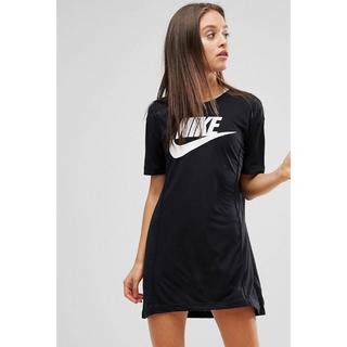 ナイキ(NIKE)の【Sサイズ】新品未使用 Nike ナイキ ロゴTシャツ ドレス(ミニワンピース)