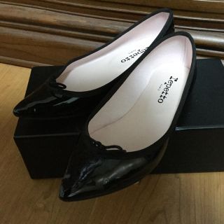 レペット(repetto)のパピコ様専用！レペット！定番フラットシューズ.サイズ37(23.5)ブラック(バレエシューズ)