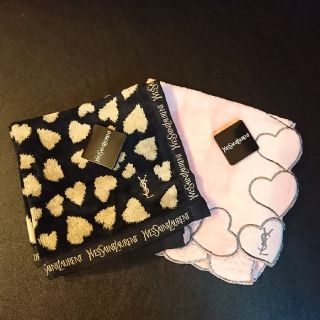 サンローラン(Saint Laurent)のイヴ・サンローラン ミニタオル2枚(タオル/バス用品)