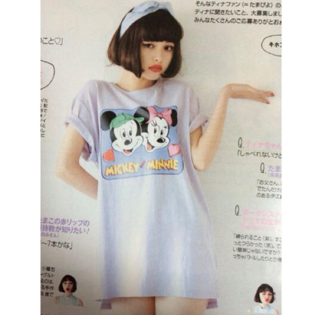 merry jenny(メリージェニー)のmerry jenny♡Tシャツワンピ レディースのワンピース(ミニワンピース)の商品写真