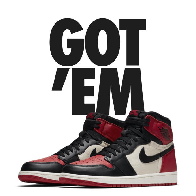 NIKE AIR JORDAN 1 RETRO HIGH OG BREDTOE