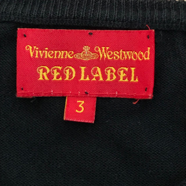 Vivienne Westwood(ヴィヴィアンウエストウッド)のゆか様 専用Vivienne Westwood 黒の七分袖カーディガン レディースのトップス(カーディガン)の商品写真