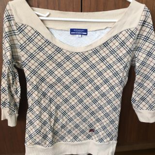 バーバリーブルーレーベル(BURBERRY BLUE LABEL)の値下げ！バーバリー ブルーレーベル七分袖 カットソー(カットソー(長袖/七分))