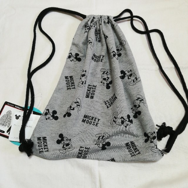 ミッキーマウス(ミッキーマウス)のミッキーマウス　巾着リュック キッズ/ベビー/マタニティのこども用バッグ(リュックサック)の商品写真