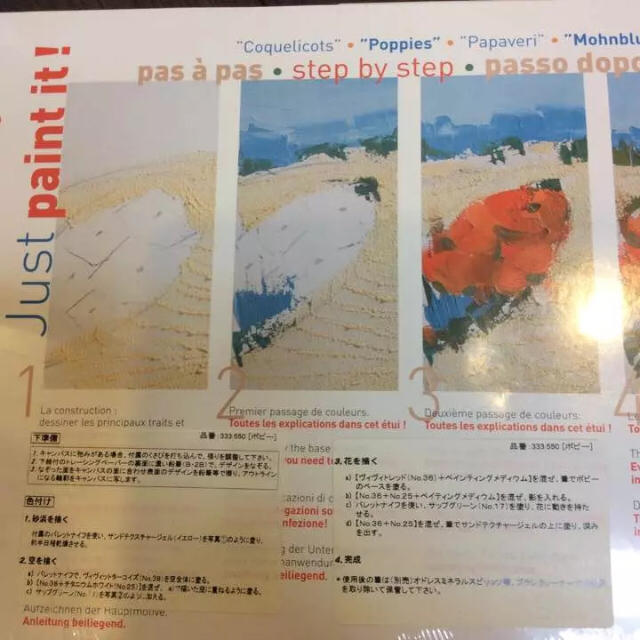 ぺベオ 3D キャンバス 油絵具キット Just Paint it！③ エンタメ/ホビーのアート用品(その他)の商品写真