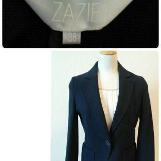 ザジ(ZAZIE)の専用出品 zazie ネイビー ジャケット ストレッチ(テーラードジャケット)