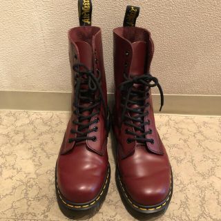 ドクターマーチン(Dr.Martens)のDr.Martens 10ホール チェリーレッド(ブーツ)