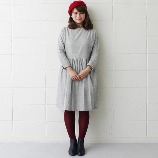 CHILD WOMAN - 21wシャツコールワンピース コーデュロイ ワンピース