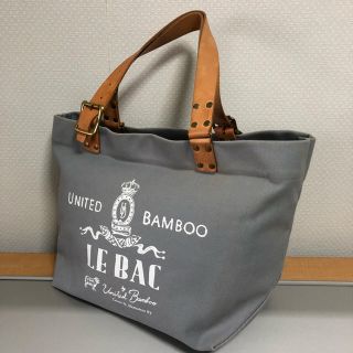 アダムエロぺ(Adam et Rope')の〜6/4 0時迄！！ ユナイテッドバンブー LE BAC グレー(トートバッグ)