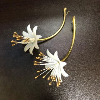 Sayaka様専用☆ リップモンスター  おじぎ花ピアス(ピアス)