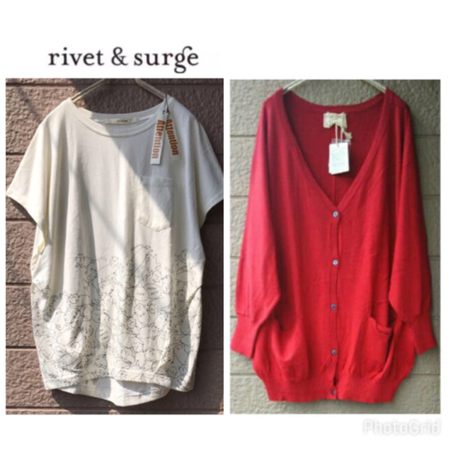 rivet & surge(リベットアンドサージ)のmiiiiichn様専用♡２点 レディースのトップス(Tシャツ(半袖/袖なし))の商品写真