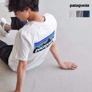パタゴニア(patagonia)の完売 L 白パタゴニア新品JPサイズXL オーガニックコットンP6 ロゴTシャツ(Tシャツ/カットソー(半袖/袖なし))