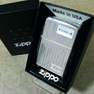 ジッポー(ZIPPO)の新品❤16F'ZIPPOプラチナ張り❤エンジンターン❤送料無料❤(タバコグッズ)