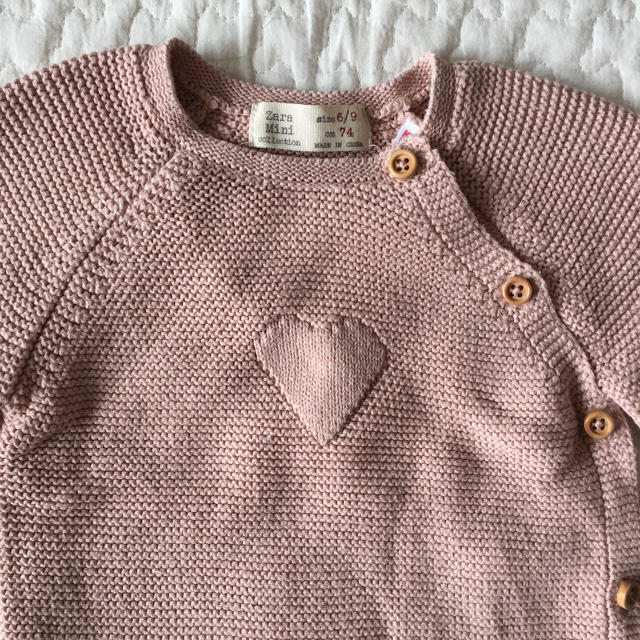 ZARA KIDS(ザラキッズ)のZara mini コットンニット キッズ/ベビー/マタニティのベビー服(~85cm)(ニット/セーター)の商品写真