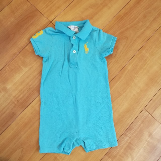 POLO RALPH LAUREN(ポロラルフローレン)のラルフローレン　半袖短パンロンパース キッズ/ベビー/マタニティのベビー服(~85cm)(ロンパース)の商品写真