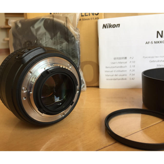 Nikon(ニコン)のNikon AF-S Nikon 50mm f/1.4G スマホ/家電/カメラのカメラ(レンズ(単焦点))の商品写真