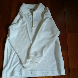 白ポロシャツ110センチ(Tシャツ/カットソー)
