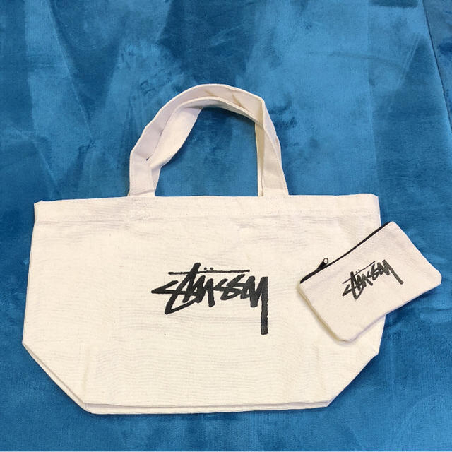 STUSSY(ステューシー)のSTUSSY ステューシー トートバッグ&ミニポーチセット レディースのバッグ(トートバッグ)の商品写真