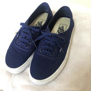 ヴァンズ(VANS)のvans オーセンティック ネイビー 24cm(スニーカー)