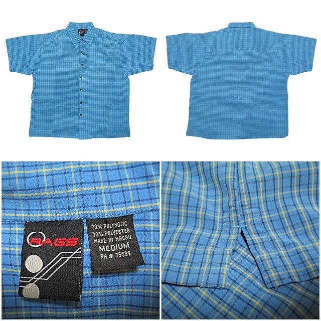 80s RAGS 半袖ボックスシャツ MEDIUM メンズのトップス(シャツ)の商品写真