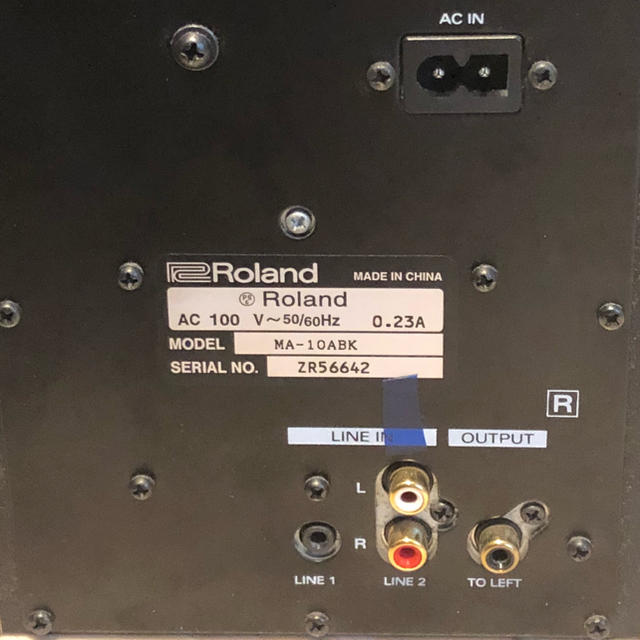 Roland - EDIROL MA-10A ステレオモニタースピーカー Rolandの Roland - EDIROL MA-10A ステレオモニタースピーカー Rolandの