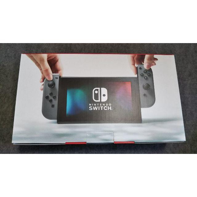 Nintendo Switch - 新品 任天堂スイッチ本体 グレー ニンテンド-スイッチの通販 by ひろ's shop｜ニンテンドー