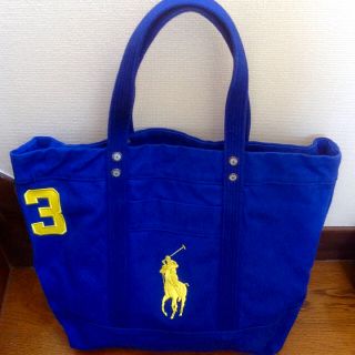 ラルフローレン(Ralph Lauren)のラルフローレン キャンバストートバッグ  ラグロイヤル(トートバッグ)