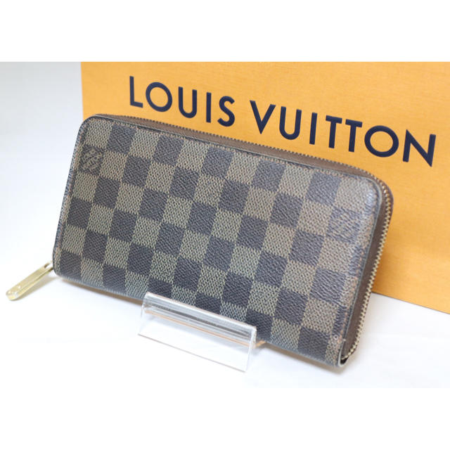 LOUIS VUITTON(ルイヴィトン)のルイヴィトン 長財布 ダミエ ジッピーウォレット 正規品 レディースのファッション小物(財布)の商品写真