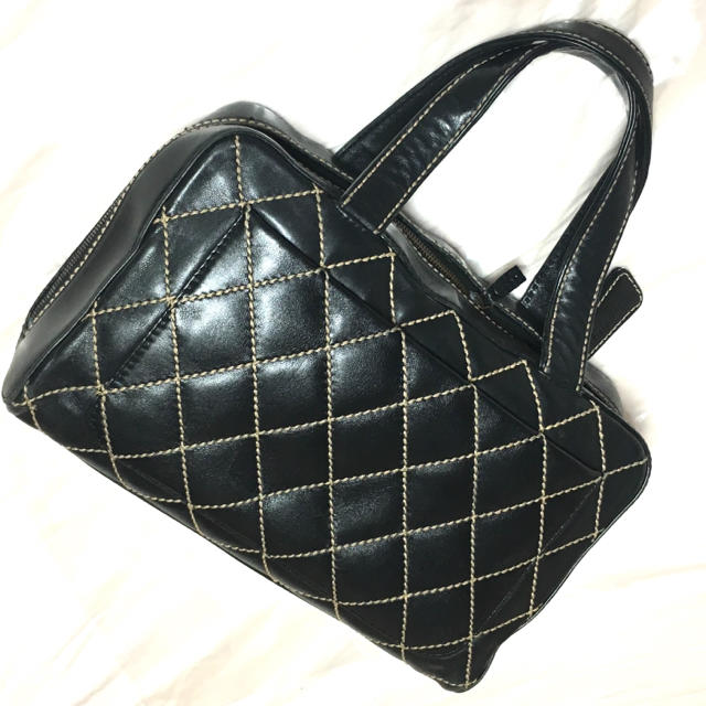 CHANEL 訳あり♡シャネル♡ブティック購入♡ワイルドステッチ♡ハンドバッグの通販 by テト&バロン|シャネルならラクマ - 日本製新品