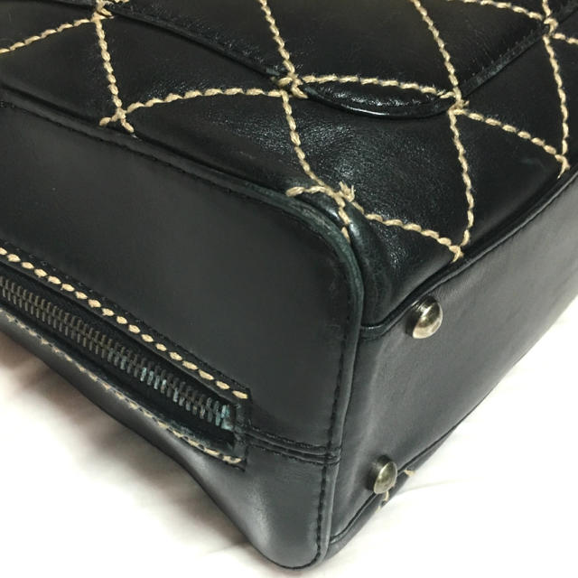 CHANEL 訳あり♡シャネル♡ブティック購入♡ワイルドステッチ♡ハンドバッグの通販 by テト&バロン|シャネルならラクマ - 日本製新品