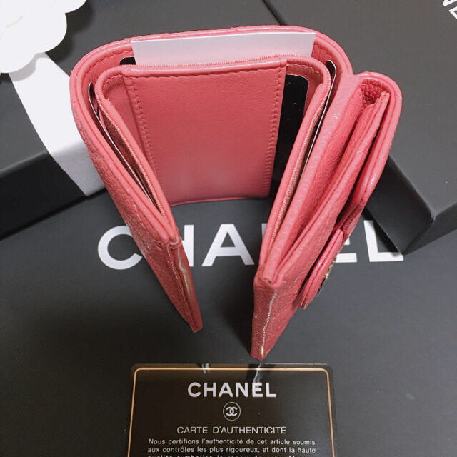 CHANEL - シャネル ミニ財布 ピンクの通販 by あんこ's shop CHANEL - シャネル ミニ財布 ピンクの通販 by あんこ's shop