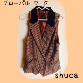 グローバルワーク(GLOBAL WORK)のグローバルワーク shuca 秋ベスト(ベスト/ジレ)