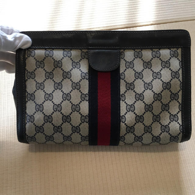 Gucci(グッチ)のGUCCI クラッチバック・シェリーライン (難あり) レディースのバッグ(クラッチバッグ)の商品写真