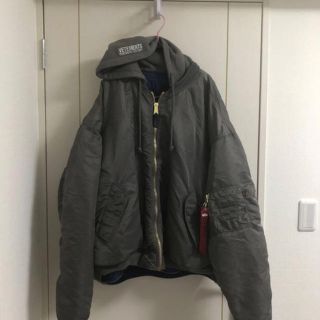 バレンシアガ(Balenciaga)のVetements x Alpha Industries Ma-1 確実正規品(フライトジャケット)