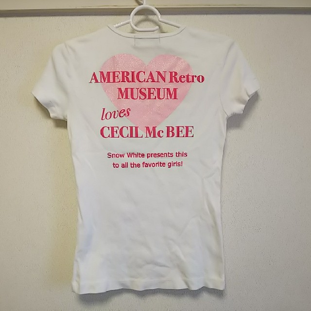 AMERICAN RETRO(アメリカンレトロ)の白雪姫 セシルマクビー CECIL McBEE × アメリカンレトロ Tシャツ  レディースのトップス(Tシャツ(半袖/袖なし))の商品写真