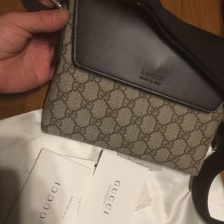 グッチ(Gucci)の【値下げ品】GUCCI GGスプリームキャンバス メッセンジャーバッグ(ショルダーバッグ)