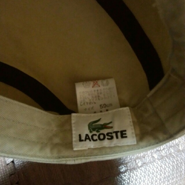 LACOSTE(ラコステ)のマーぴり様専用です。 メンズの帽子(ハンチング/ベレー帽)の商品写真