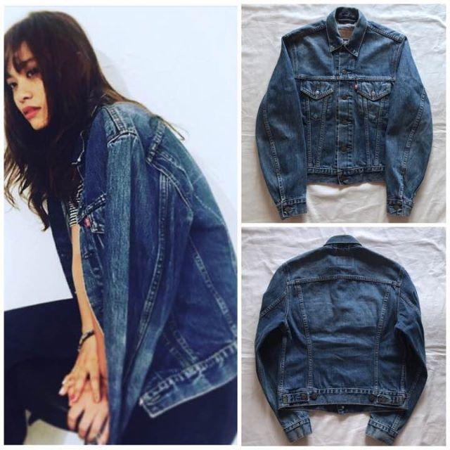 Levi's(リーバイス)の希少 ユーロ リーバイス 90's ヴィンテージ 3rd デニムジャケット レディースのジャケット/アウター(Gジャン/デニムジャケット)の商品写真