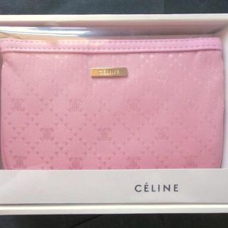 セリーヌ(celine)の未使用★セリーヌ モノグラム 春色ピンク ポーチ(ポーチ)