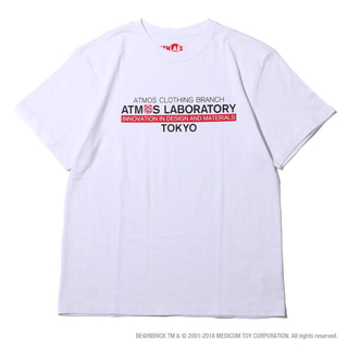アトモス(atmos)の希少XL ATMOS LAB x BE@RBRICK BRANCH TEE(Tシャツ/カットソー(半袖/袖なし))