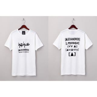 ヨウジヤマモト(Yohji Yamamoto)の【再値下げ】YOHJI YAMAMOTOx［Alexandros] Tシャツ白(Tシャツ/カットソー(半袖/袖なし))