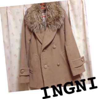 イング(INGNI)のINGNI♡Aラインコート(毛皮/ファーコート)