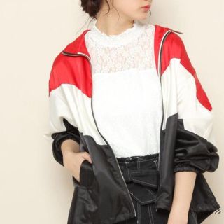 ページボーイ(PAGEBOY)の【美品・新品・今季】ページボーイ 配色ブルゾン(ブルゾン)