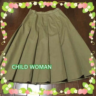 チャイルドウーマン(CHILD WOMAN)のチャイルドウーマン プリーツスカート (ひざ丈スカート)
