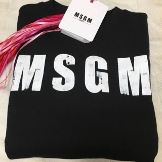 エムエスジイエム(MSGM)の数量限定価格‼️2018 SS 新作✨ MSGM ロゴプリントスウェット(トレーナー/スウェット)