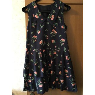 ジルバイジルスチュアート(JILL by JILLSTUART)の【美品】ジルバイジルスチュアート 花柄ワンピース(ミニワンピース)