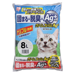 アイリスオーヤマ(アイリスオーヤマ)のアイリスオーヤマ クリーン＆フレッシュAg+  8ℓ✕3袋(猫)